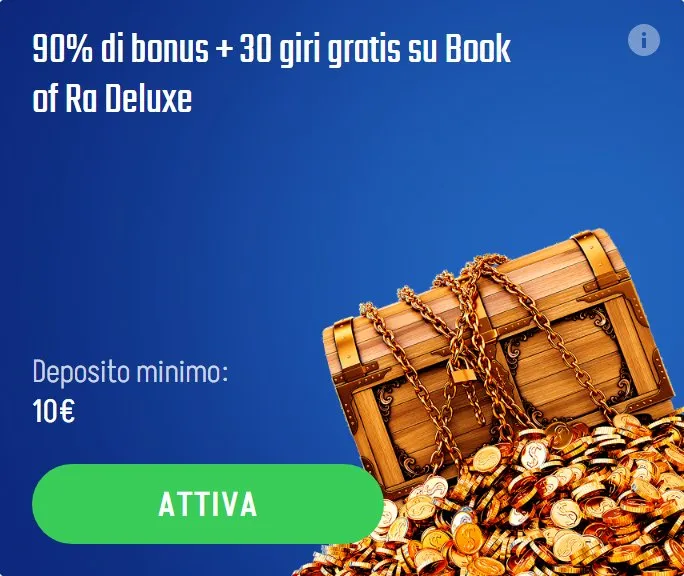 08 90 di bonus 30 giri gratis su book of ra deluxe 90 percento