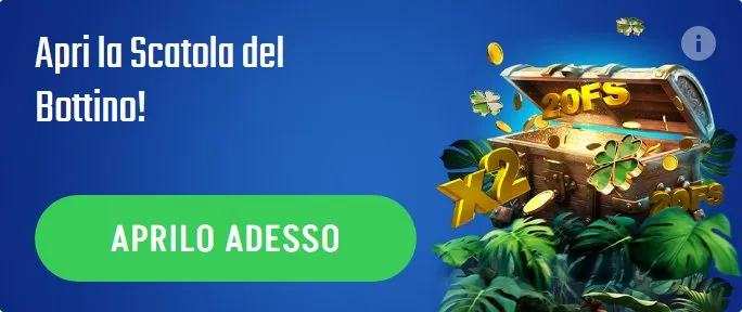 14 apri la scatola del bottino